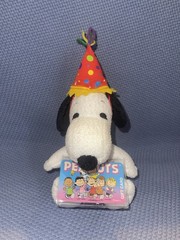 Peanuts Snoopy Plush Gift Card Holder Birthday Party Stuffed Doll Toy Figure Dog