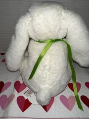 APRICOT LAMB Bunny Rabbit Plush Sitting Floppy Ears 8″ Small Cream Bunny New NWT