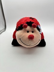 Pillow Pets Ladybug 11” Stuffed Animal Pee-wees Ms. Lady Bug Plush Toy 2010 NWT