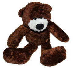 Gund Barnaby 6432 Teddy Bear Small 9″ Brown White Beanie Plush Stuffed Toy RARE