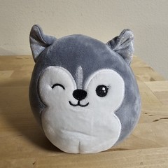 Squishmallow 5” Heidi Gray Husky Dog Plush Stuffed Animal Kellytoy