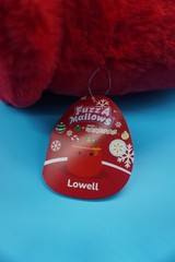 NEW Squishmallows Fuzzamallows 12” Inch Lowell Santa Red Christmas Gift Sack