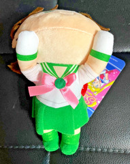 Complete set of 5 Sailor Moon Laying Down 6.5” Small Plush Round1 Exclusive NWT