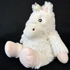 Warmies Microwavable Plush White Rainbow Unicorn 13″ Scented Cozy Heat Pack