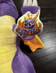 SPYRO the Dragon Plush Vtg 2001 Universal Studios Play by Play Large 21” RARE