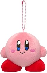 Sanei Boeki Kirby Mascot Plush Doll Key Chain Standard W11×D8×H9cm KPM01