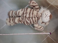 Tan and Brown Tiger Stuffed Animal Plush Toy