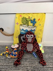 Official Makeship Gorilla Tag Birthday Tagged Lava Monke Plush by Another Axiom
