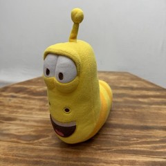 Gerp Larva Yellow & Orange Striped Worm Plush Stuffed Toy Washable 2014