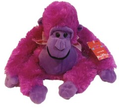 Dan Dee Plush Valentine Gorilla Purplish Pink 10.5″ Love Heart Stuffed Animal