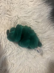 Vintage Green Dinosaur Plush Expressly Made for Mervyn’s 8″ Stuffed Animal