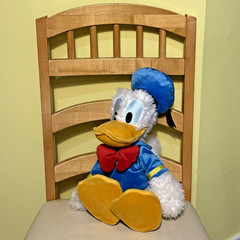 Disney Parks Donald Duck Floppy Plush Fuzzy Fluffy Original Authentic 17″ Length