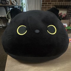 Sailor Moon Luna Black Cat Large Washable Plush Stuffed Animal 1992