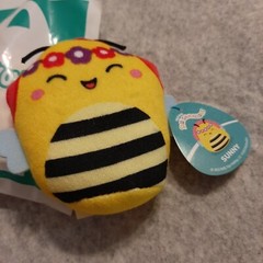 McDonald’s Happy Meal Squishmallows Sunny the Bee 3” Plush Stuffed Toy New Seal