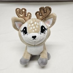 TWEEN BRANDS Fawn Reindeer Plush Gold Glitter Antlers 2019 6in Stuffed Animal