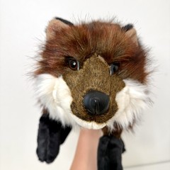 Ditz Designs Red Fox Hugs Hen House 34″ Large Weighted Plush Realistic Rare