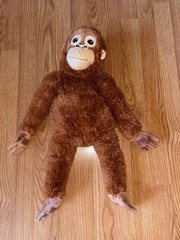 IKEA DJUNGELSKOG Orangutan Soft Toy – Brown (104.028.41)