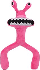Roblox Rainbow Friends Pink Plush Doll Stuffed Toy for Kids Gift Birthday 10in