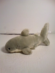 SeaWorld ~ Great White Shark Plush, Stuffed Animal 9” Souvenir Collectible EUC