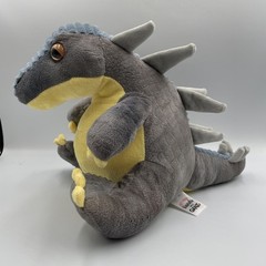 Ganz Colossal Dinosaur Plush Toy Stuffed Animal Blue Gray Yellow