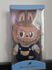 The Monsters Labubu Time to Chill Plush Toy, Boxed, Brown/Blue/Beige