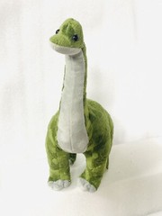 Adventure Planet Brontosaurus Plush Dinosaur Stuffed Animal Toy 12” Green