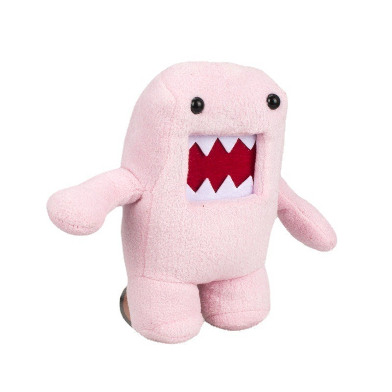 PINK Domo-Kun Plush Toy 8″In Soft Stuffed Animal Cute Funny Doll NEW