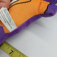 Toy Factory Little Zombie Plush Stuffed WITH TAGS 10″ 2014 Purple Orange