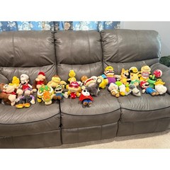 Nintendo Super Mario Plush Lot Mario Luigi Bowser Yoshi Wario Koopalings 28 pcs