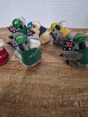 Lot of 8 Vintage Koala Bear Clip On Hugger Plush Pencil Topper Australia.