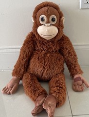 IKEA RARE LARGE DJUNGELSKOG Orangutan Plush Soft Toy 24in New In Hand Ships Now