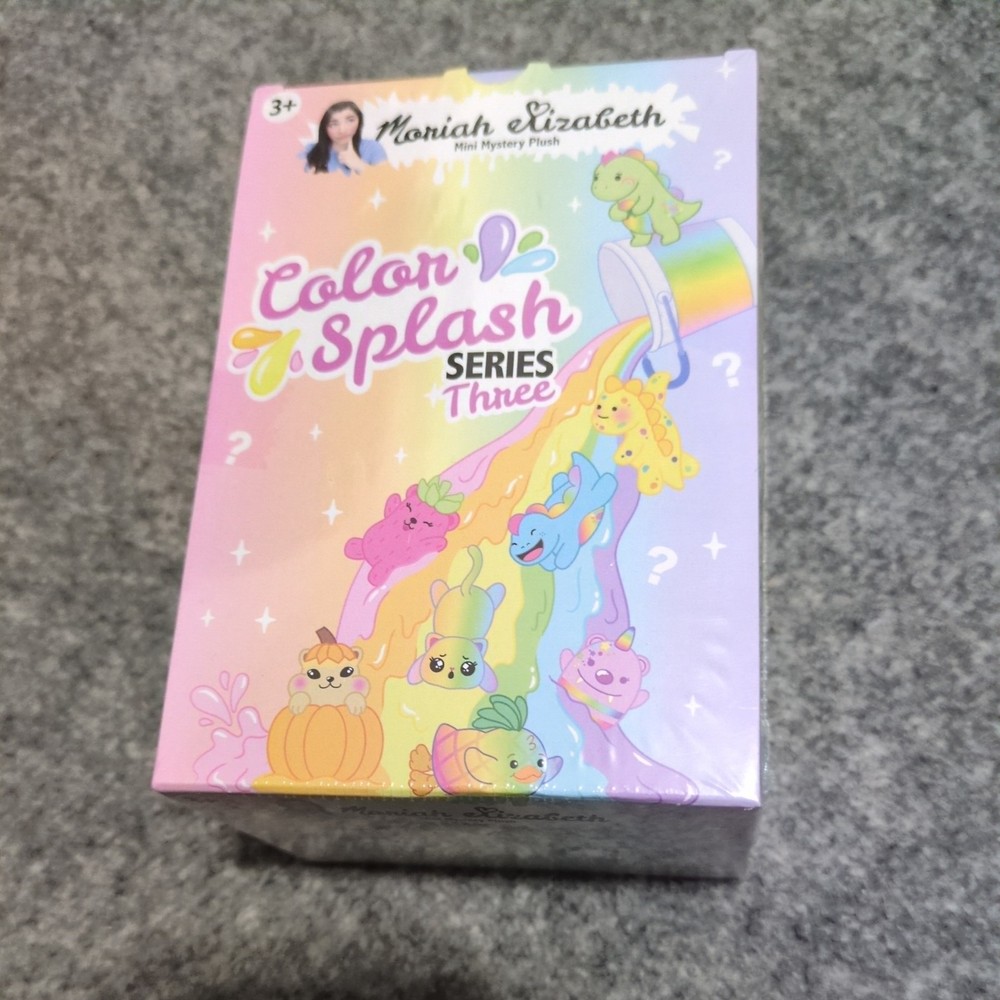 Moriah Elizabeth Mini Mystery Plush Color Splash Series Three Sealed Blind Box