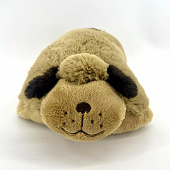 My Pillow Pets Dog Plush Pillow Beige Brown 2011 Washable Small 6-14 in