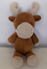 Carter’s Brown and Tan Moose Plush Stuffed Animal 12″