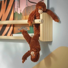 Punch Monkey – IKEA DJUNGELSKOG – 2 Soft Toys – Plush Duo Set – BIG & MINI