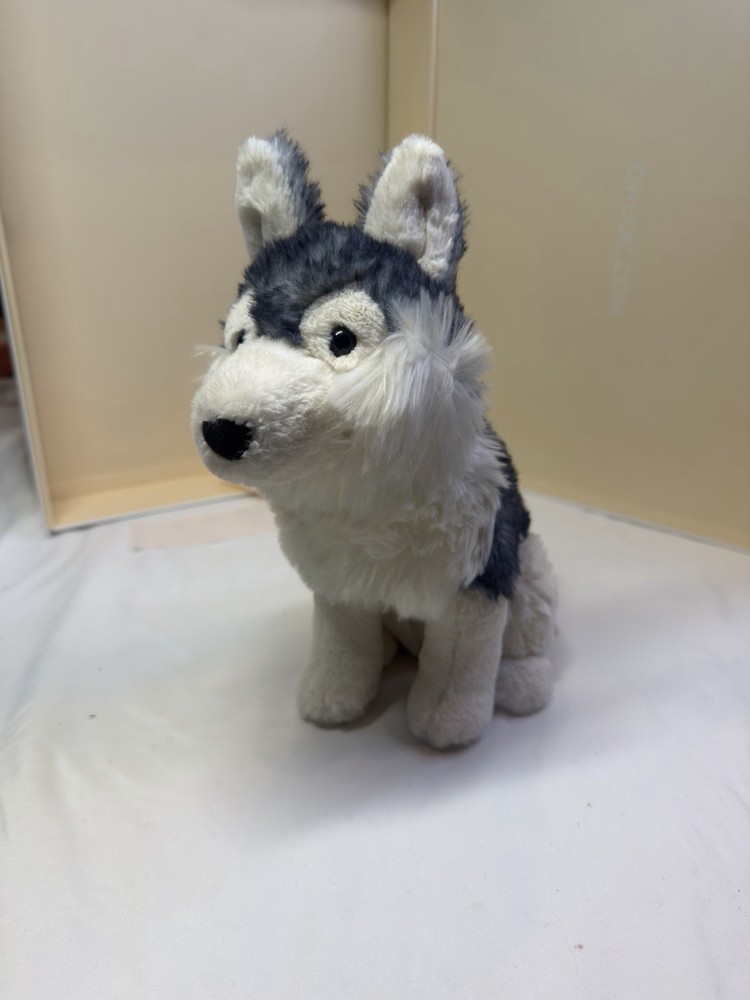 Jellycat Gray White and Black Husky Plush