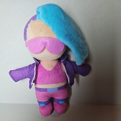 Stumble Guys Plush Buddies Veloci T Plush New Without Tags Neon Punk Collectible