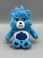 Care Bears Grumpy Bear Blue Plush Small 9” Stuffed Animal Basic Fun 2022