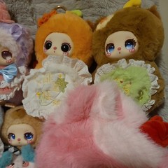 Lot Of 11 Liila’s Garden Tea Party Fulu Zoo Chef Kitten Pendants Keychains Bag