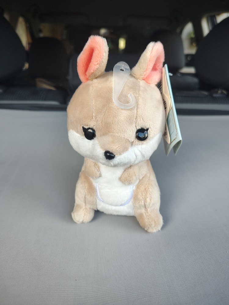 Bellzi Tan Kangi 6.5 Inch Plush Stuff Animal Toy NWT Small Cute Kangaroo Plushie