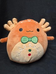 Squishmallows Den Gingerbread Reindeer Holiday Plush 8 Inch Brown Kellytoy 2023