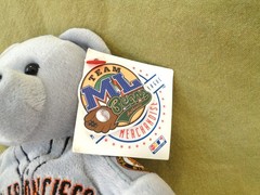Vintage 2000 MLB Team Beans San Francisco Giants Beanie Baby Bear