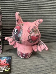 Tattoo Zoo Batties Rosie Pink Bat Plush Pendant Blind Box Confirmed