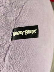 Angry Birds Space Lazer Bird Chuck 15” Purple Plush Stuffed Animal Rovio
