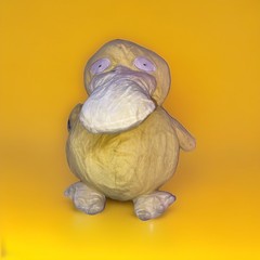 2019 BUILD-A-BEAR Pokemon Psyduck 15″ Yellow Duck Plush No Sound