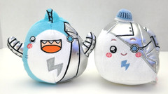 LANKYBOX Robot Plush Series 3 Mystery Mini Blind Bag CYBORG Shark & Milky Lot