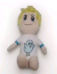 Juniper Gamer Chad Plush Baby Alan 2017 Sitting Blonde 12″ Stuffed Toy Roblox