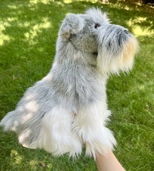 Douglas Retired NWT Maurice Otto Schnauzer Plushie Realistic Dog Stuffed Animal