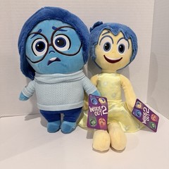 Disney Pixar Inside Out 2 Plush Lot Joy😊 & Sadness🥺 Collectibles
