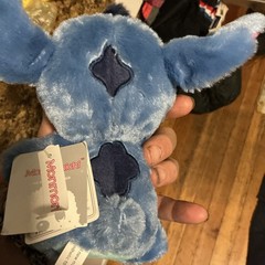 Monmonichi 7.5” Stitch Plush doll Blue